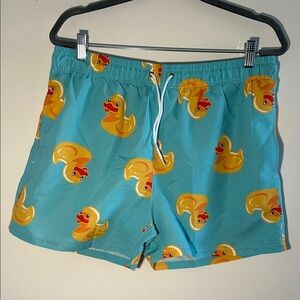 Duck Print Men’s Size XL Swim Shorts